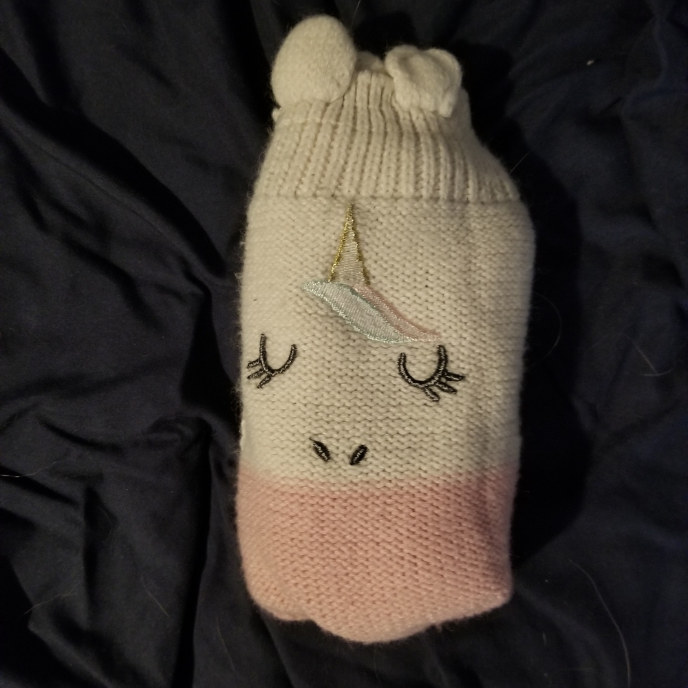 Unicorn Knit Bottle Cover